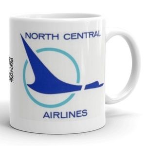 North Central Airlines Double-Sided Coffee Tea Mug